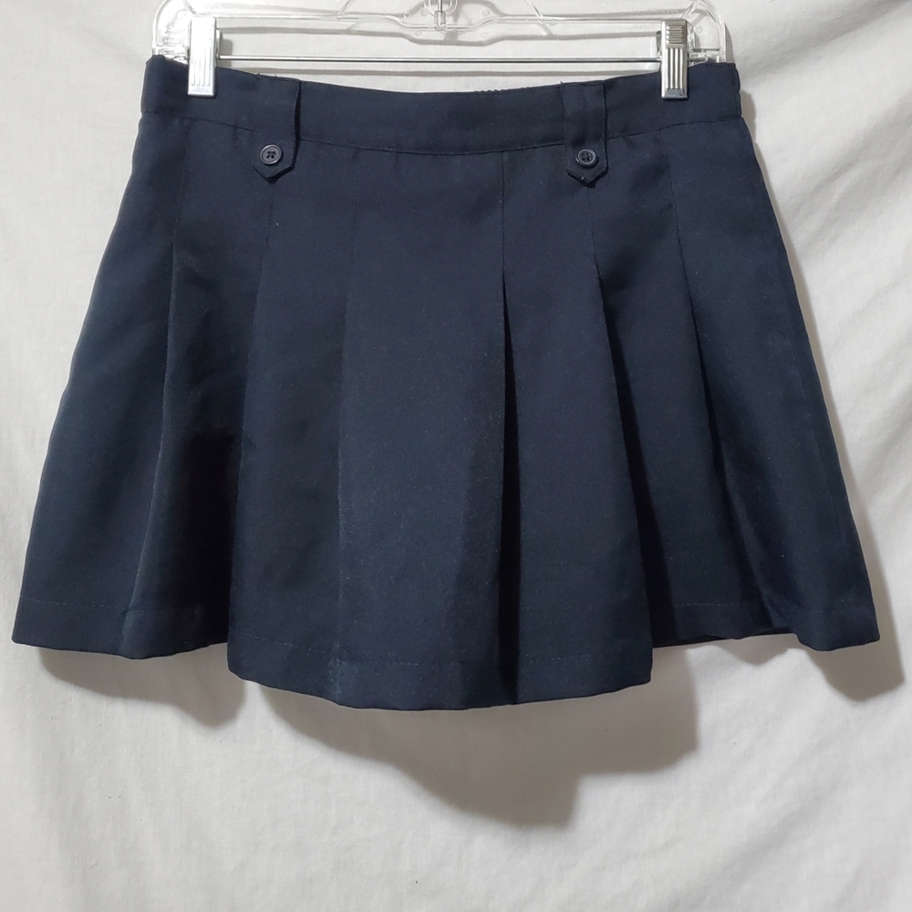 Izod girls blue uniform Pleated skort